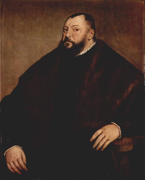 Portrait of the Great Elector John Frederick of Saxony, c.1550 - Ticiano Vecellio