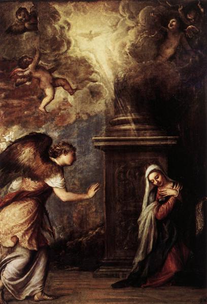 The Annunciation, c.1557 - Titian