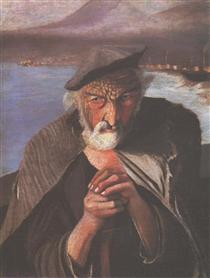 Old Fisherman - Tivadar Kosztka Csontvary