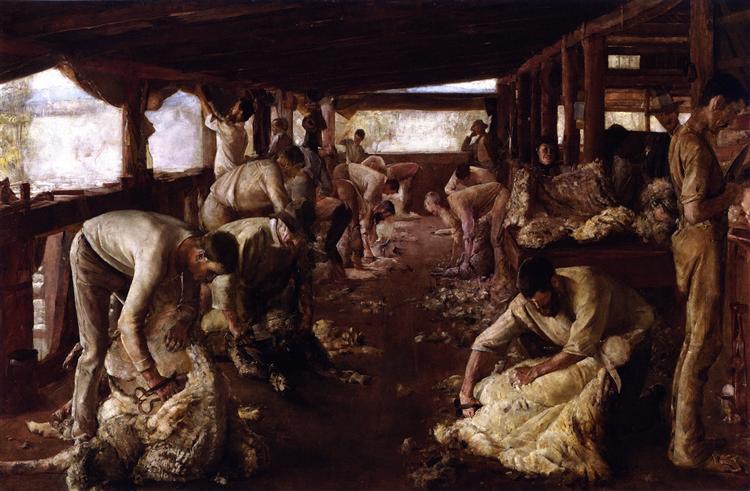 The Golden Fleece, 1894 - Tom Roberts