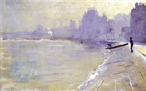 The Towpath, Putney - Tom Roberts