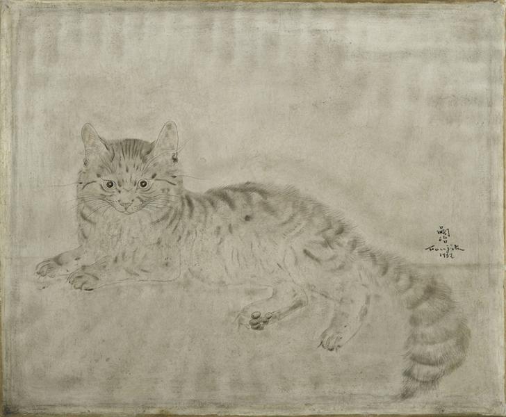 ブランド雑貨総合 F-13 藤田嗣治、a cats of book 絵画 ...