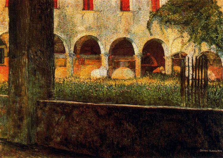 Cloister of S. Onofrio, 1904 - Umberto Boccioni