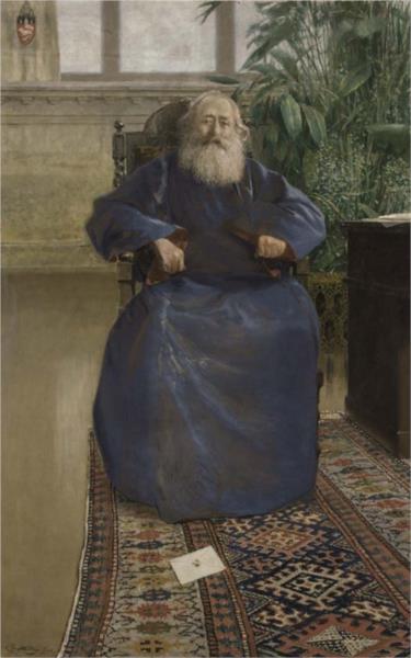 Portrait of Mkrtich Khrimyan, 1906 - Суренянц Вардгес Акопович