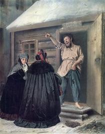 Caretaker Letting an Apartment to a Lady - Vasily Perov