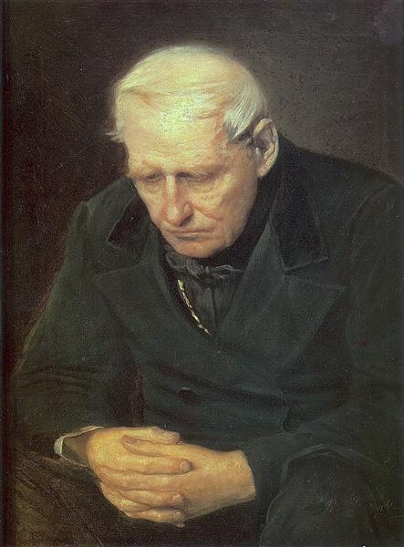 Old man, 1874 - Vasily Perov