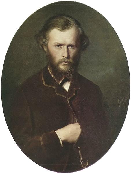 Portrait of Nikolai Lanin, 1869 - Wassili Grigorjewitsch Perow