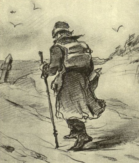 Wayfarer, 1873 - Vasili Perov