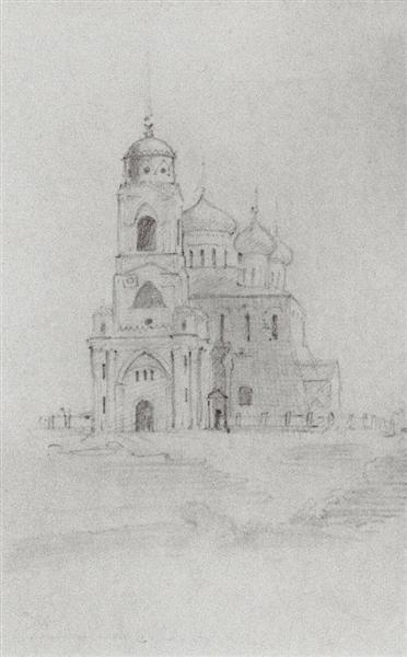 Assumption Cathedral in Vladimir, 1860 - Wassili Dmitrijewitsch Polenow