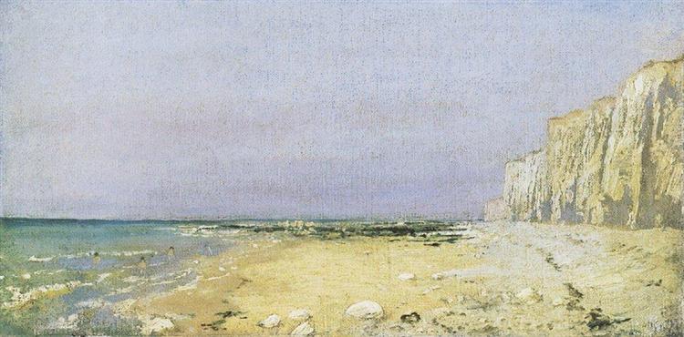 Normandy Beach, 1874 - Vassili Polenov