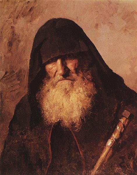Palestine monk, 1886 - Wassili Dmitrijewitsch Polenow
