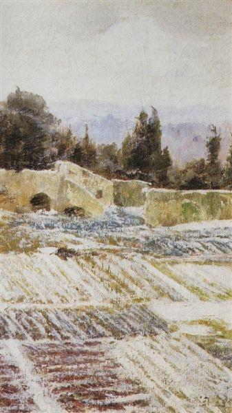 Winter in Rome, 1872 - Vassili Polenov