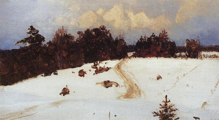 Winter landscape. Behovo., 1897 - Vasily Polenov
