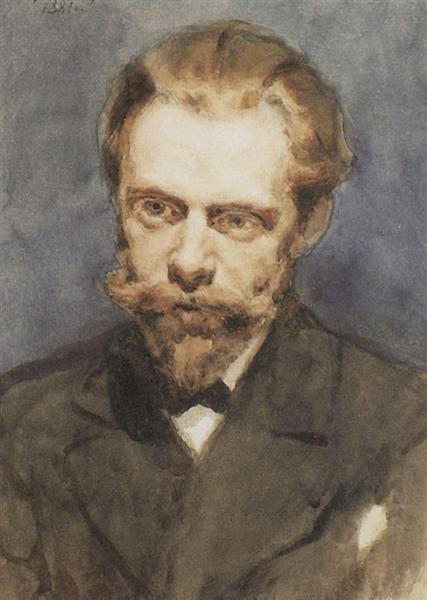 Portrait of N. S. Matveev, 1881 - Vasily Surikov