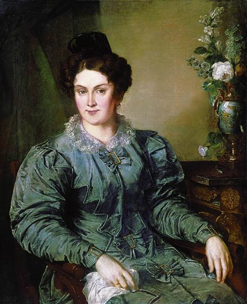 EV Meshkov, née. Bilibin, 1832 - Vasily Tropinin