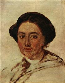 Portrait of E.P. Rostopchin. Etude - Vassili Tropinine
