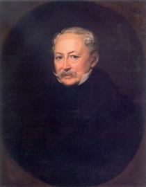 Portrait of S. Menshikov - Wassili Andrejewitsch Tropinin
