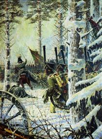 Bayonet Charge. Hurrah-Hurrah - Vasily Vereshchagin