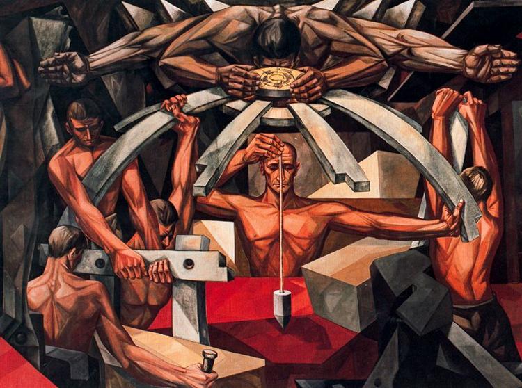 Mankind's Struggle for Lasting Peace (detail), 1953 - José Vela Zanetti