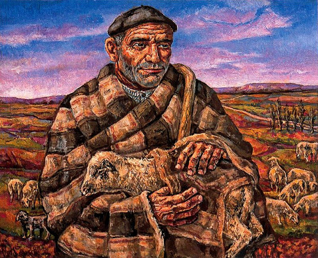 Shepherd at Sunste, 1992 - Вела Дзанетти