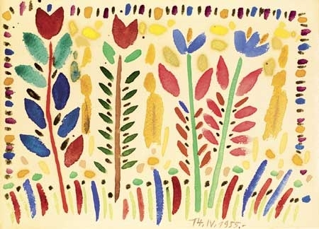 Fleurs, 1955 - Віктор Браунер