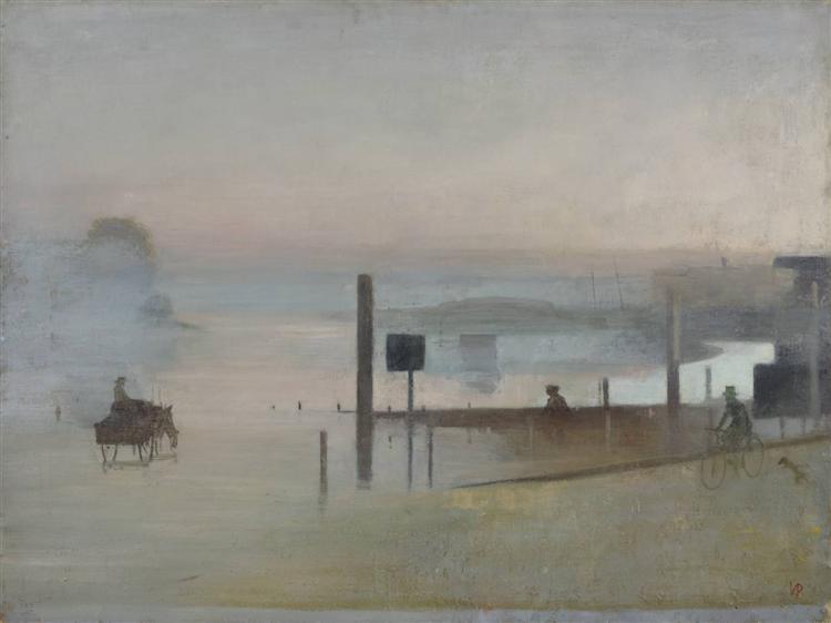 The Quiet River. The Thames at Chiswick, 1943 - Віктор Пасмор