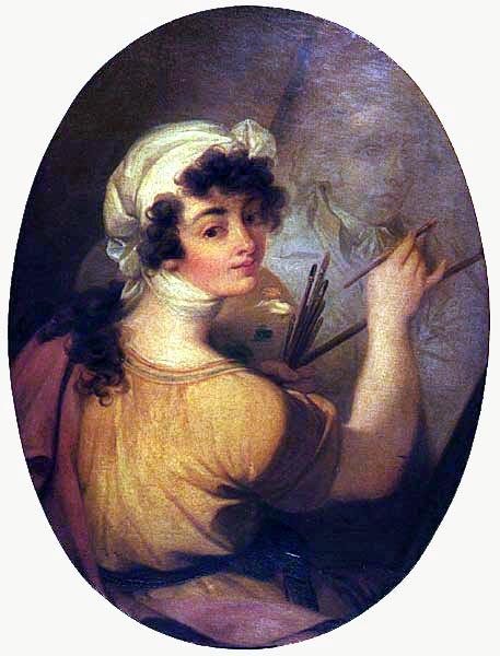 Portrait of a Woman (Painter), 1800 - Vieira Portuense