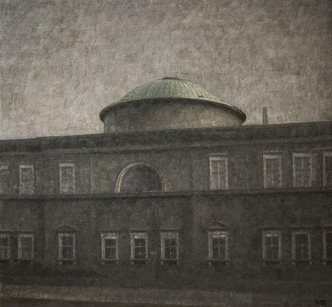 The Royal Palace Church in Copenhagen, 1910 - Вильгельм Хаммерсхёй