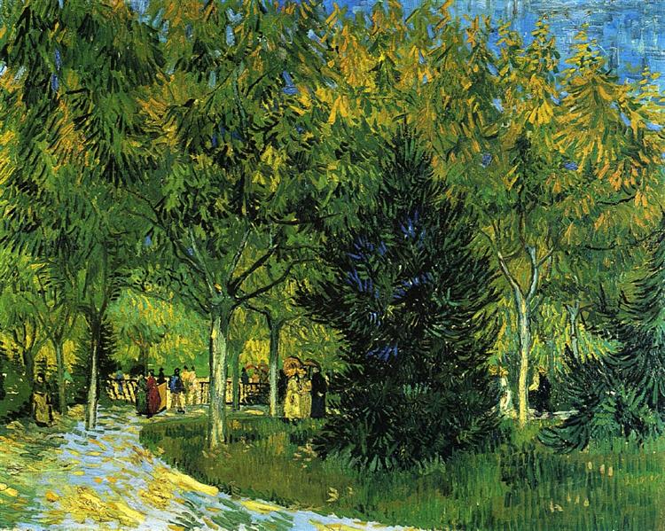 Avenue in the Park, 1888 - Винсент Ван Гог