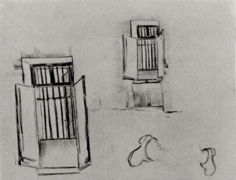 Barred Windows, 1889 - Винсент Ван Гог