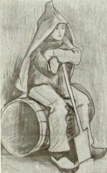 Boy with Spade, 1882 - Винсент Ван Гог