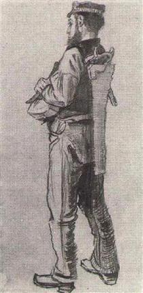 Carpenter, Seen from the Back - Vincent van Gogh