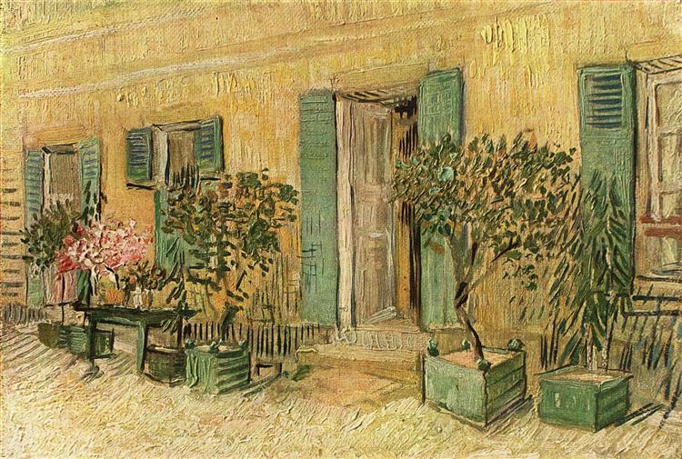 Exterior of a Restaurant at Asnieres, 1887 - Vincent van Gogh