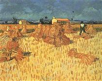 Harvest in Provence - Vincent van Gogh