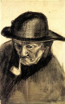 Head of a Fisherman with a Sou'wester - Vincent van Gogh