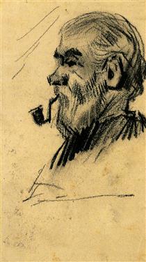 Head of an Old Man - Vincent van Gogh