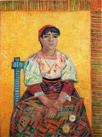 Italian Woman (Agostina Segatori) - Vincent van Gogh