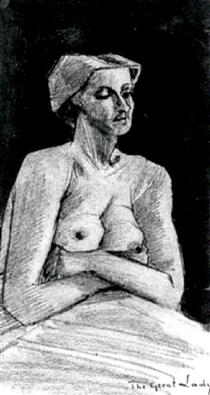Nude Woman, Half-Length - 梵谷