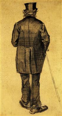 Old Man in a Tail-coat - Vincent van Gogh