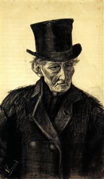 Old Man with a Top Hat - Vincent van Gogh