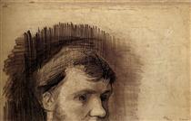 Part of a Portrait of Anthon van Rappard - Вінсент Ван Гог