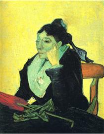 Portrait of Madame Ginoux (L'Arlesienne) - Vincent van Gogh