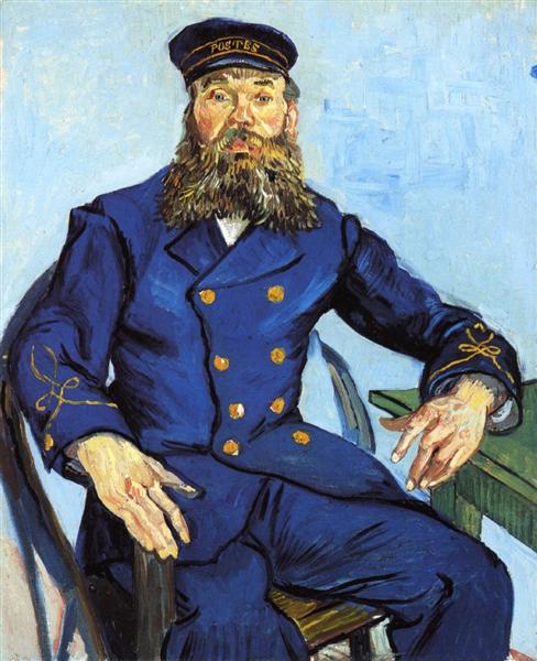 Postman Joseph Roulin, 1888 - 梵谷