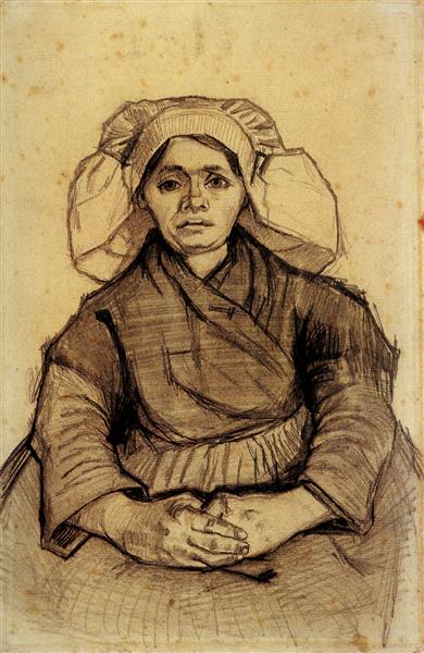 Seated Woman, 1885 - 梵谷