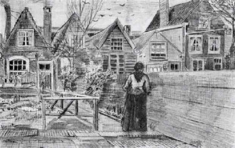 Будинок матері Сін, 1882 - Вінсент Ван Гог