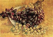 Still Life with Grapes - 梵谷