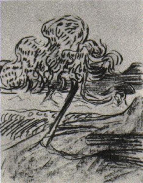 Study of a Fruit Tree, 1890 - Винсент Ван Гог