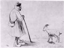 The Goat Herd - Вінсент Ван Гог