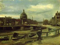 View on the Singel in Amsterdam - Vincent van Gogh