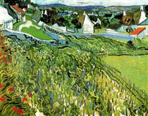 Vineyards with a View of Auvers - Vincent van Gogh
